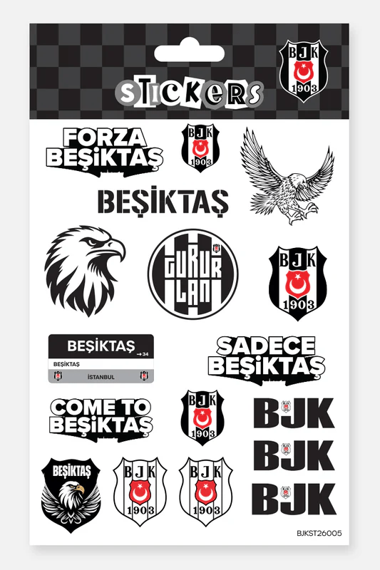 Beşiktaş Kartal Sticker Sheet
