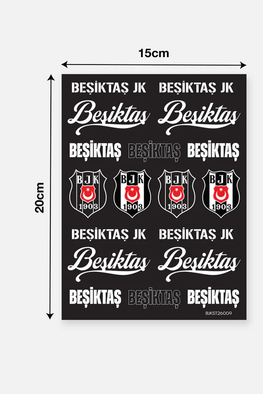 Beşiktaş Yazı Sticker