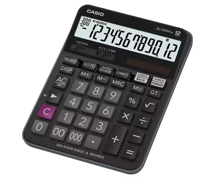 Casio DJ-120D Hesap Makinesi
