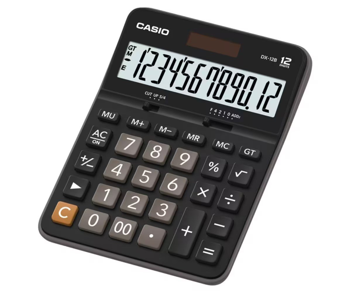 Casio DX-12B Hesap Makinesi