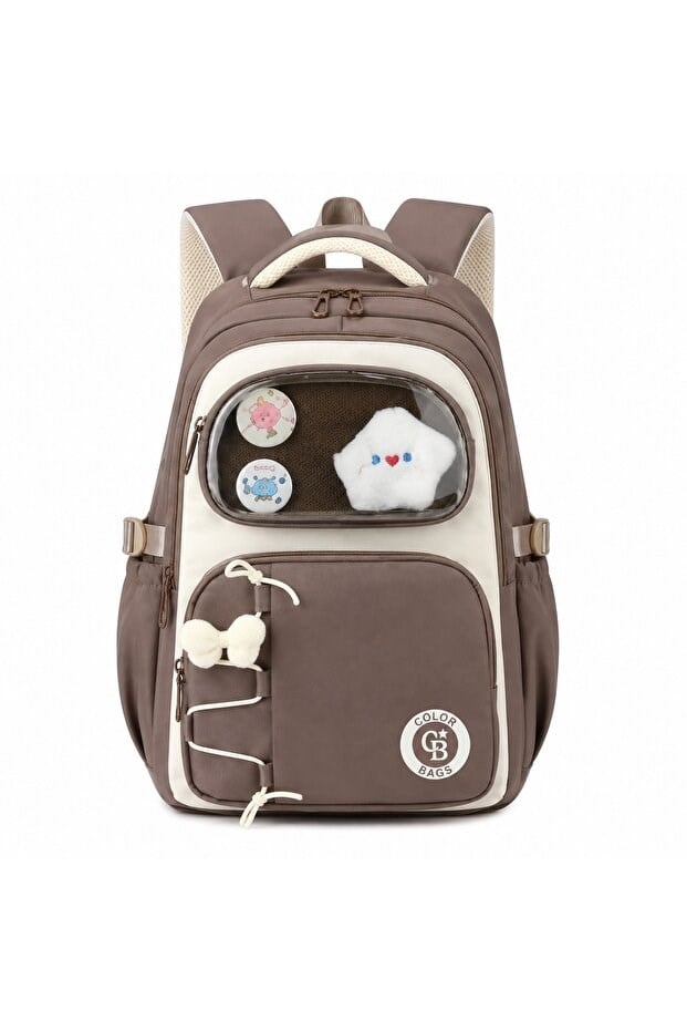 Color Bags B82 3'lü Set Okul Çantası  (Kahverengi)