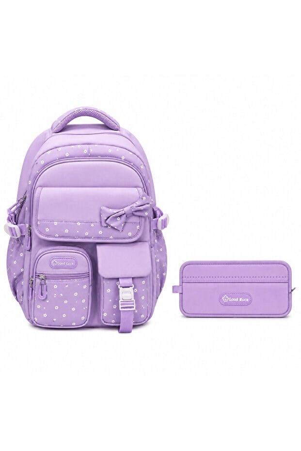Color Bags B95 2'li Set Okul Çantası  (Mor)