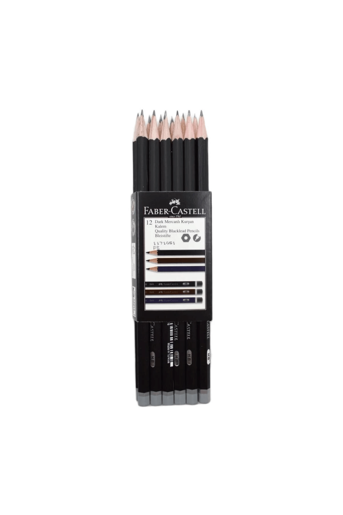 Faber-Castell Dark Mercanlı 12'li HB Kurşun Kalem