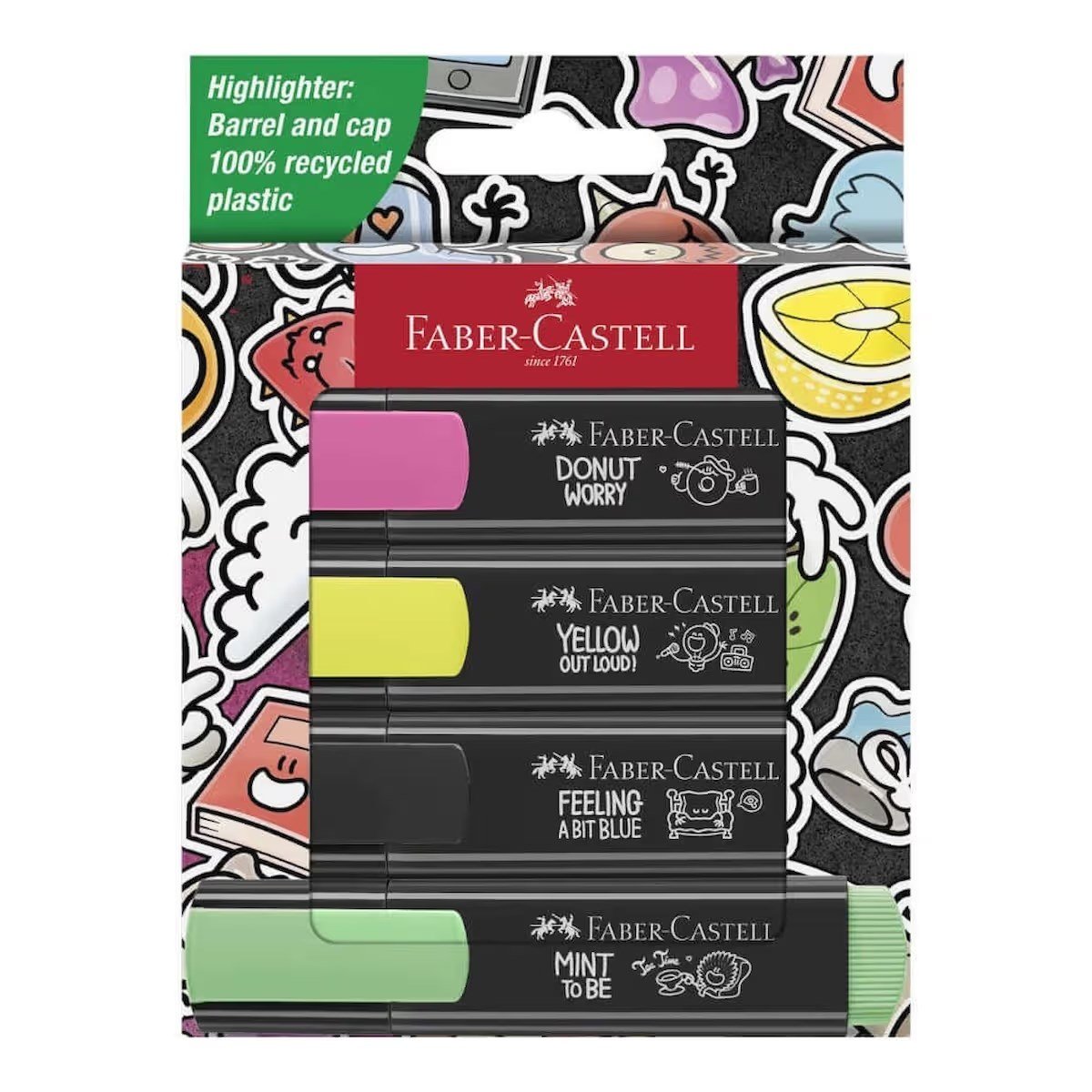 Faber-Castell Graffiti Textliner 46 4'lü Fosforlu Kalem Seti