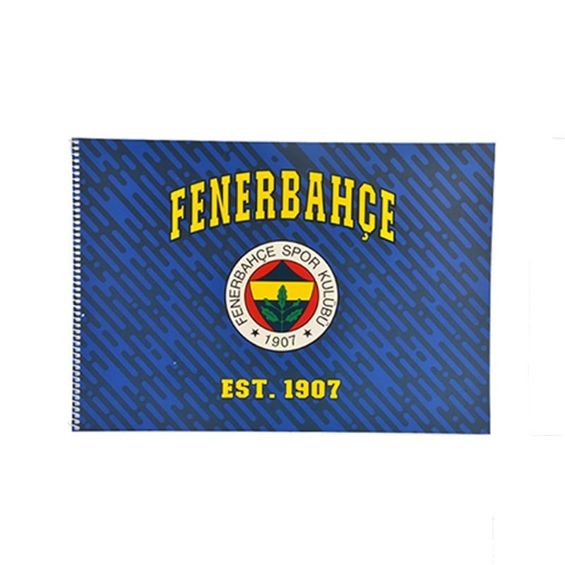 Fenerbahçe Resim Defteri Spiralli 24x34 cm 15 Yaprak