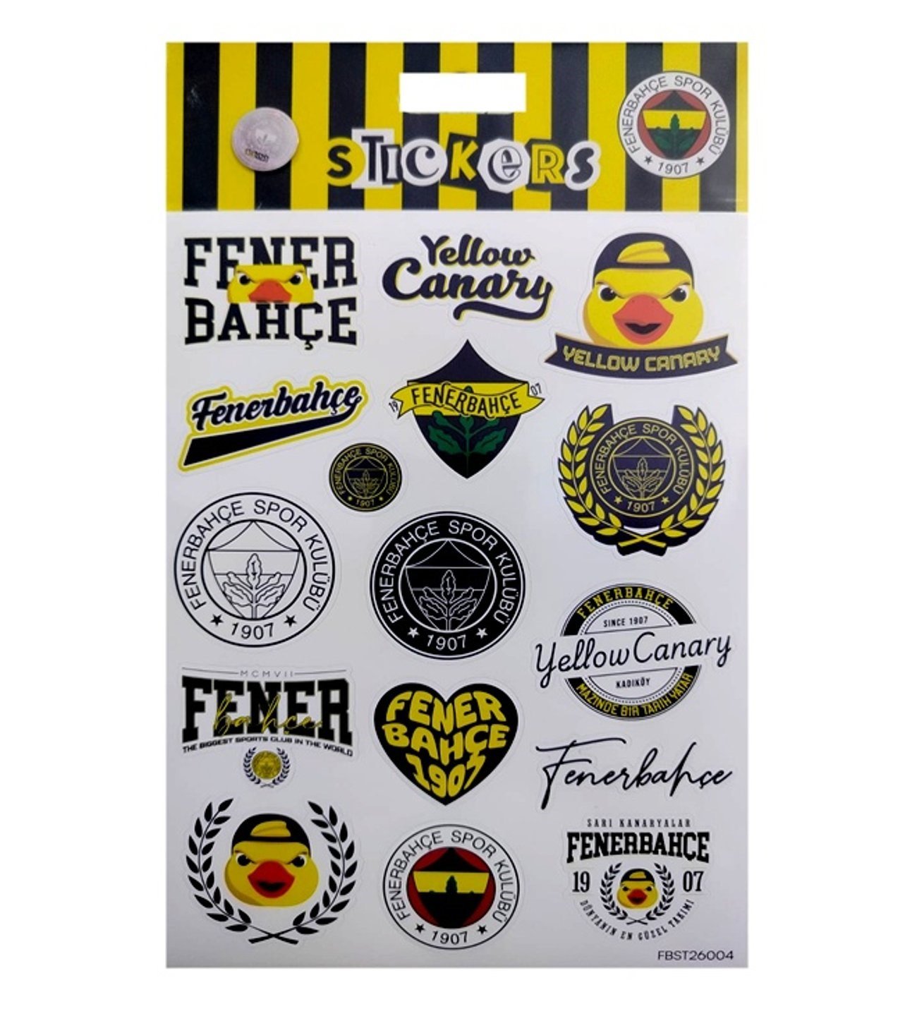 Fenerbahçe Yellow Canary Sticker