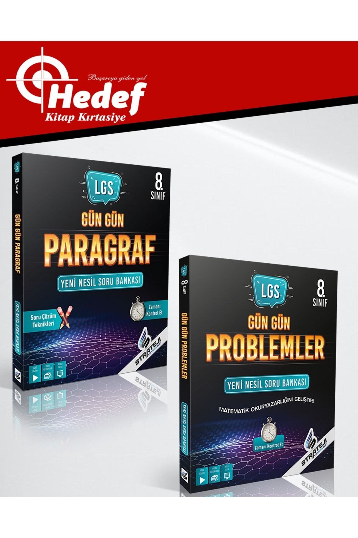 Gün Gün LGS Paragraf + Problem Soru Bankası
