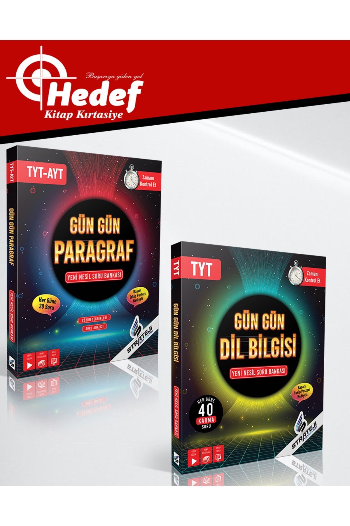 Gün Gün TYT-AYT Paragraf + TYT Dil bilgisi Soru Bankası