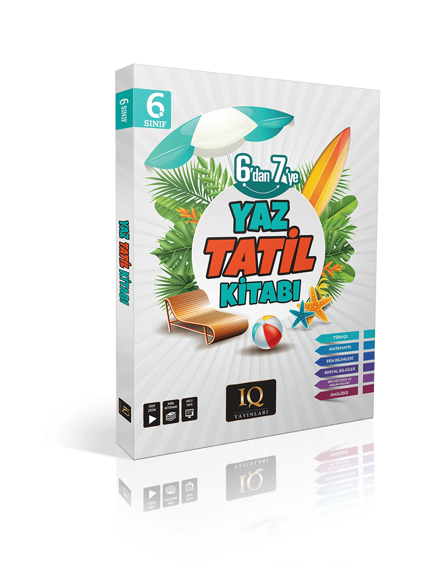 IQ Yayınları 6. Sınıf Yaz Tatil Kitabı Çözümlü