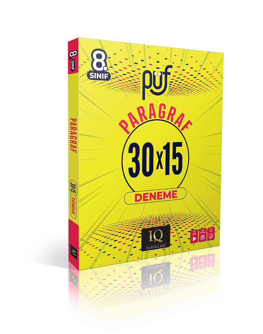 IQ Yayınları 8. Sınıf LGS PÜF Paragraf 30×15 Deneme