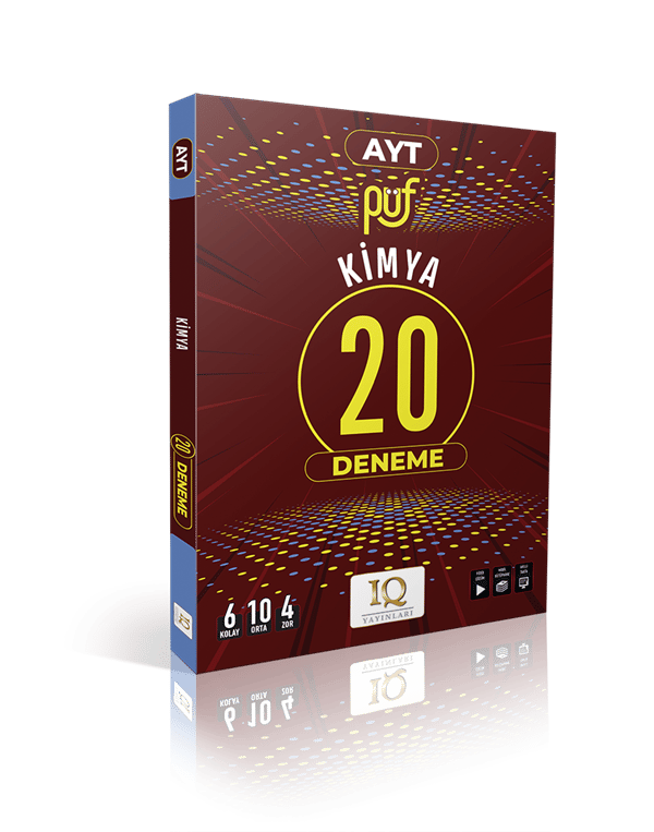 IQ Yayınları AYT Kimya Püf 20'li Deneme