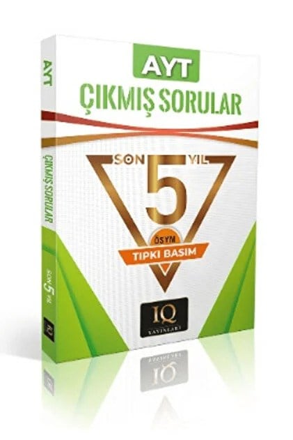IQ Yayınları AYT ÖSYM Çıkmış Sorular Son 5 Yıl (2019-2023)