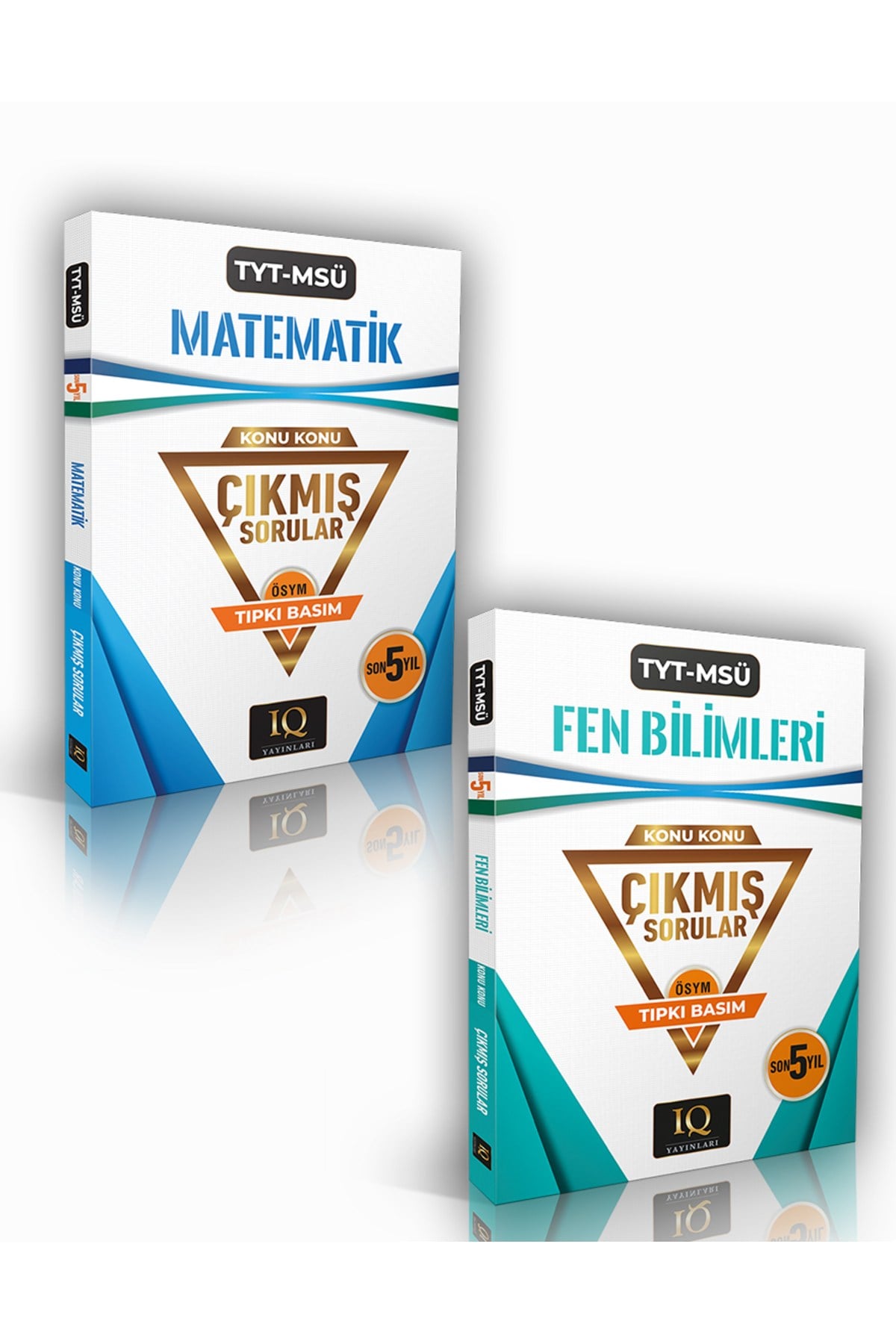 IQ Yayınları TYT&MSÜ Matematik Fen Bilimleri Son 5Yıl Çıkmış Sorular(2 Kitap)