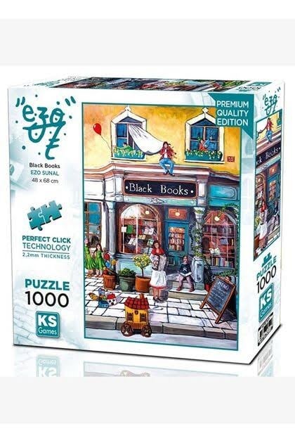 KS Games Black Books Adult Puzzle 1000 Parça 48x68 cm