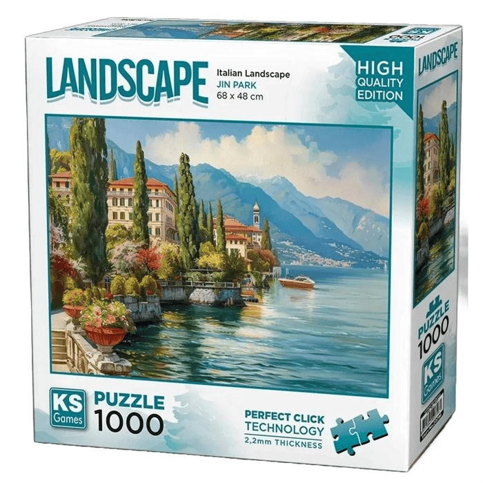 KS Games Italian Landscape Adult Puzzle 1000 Parça 48x68 cm
