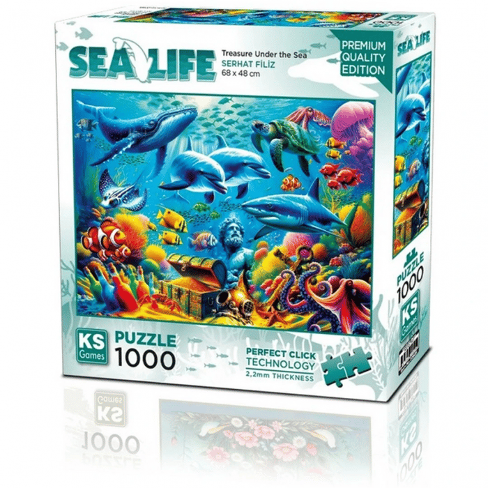 KS Games Treasure Under The Sea Adult Puzzle 1000 Parça 48x68 cm