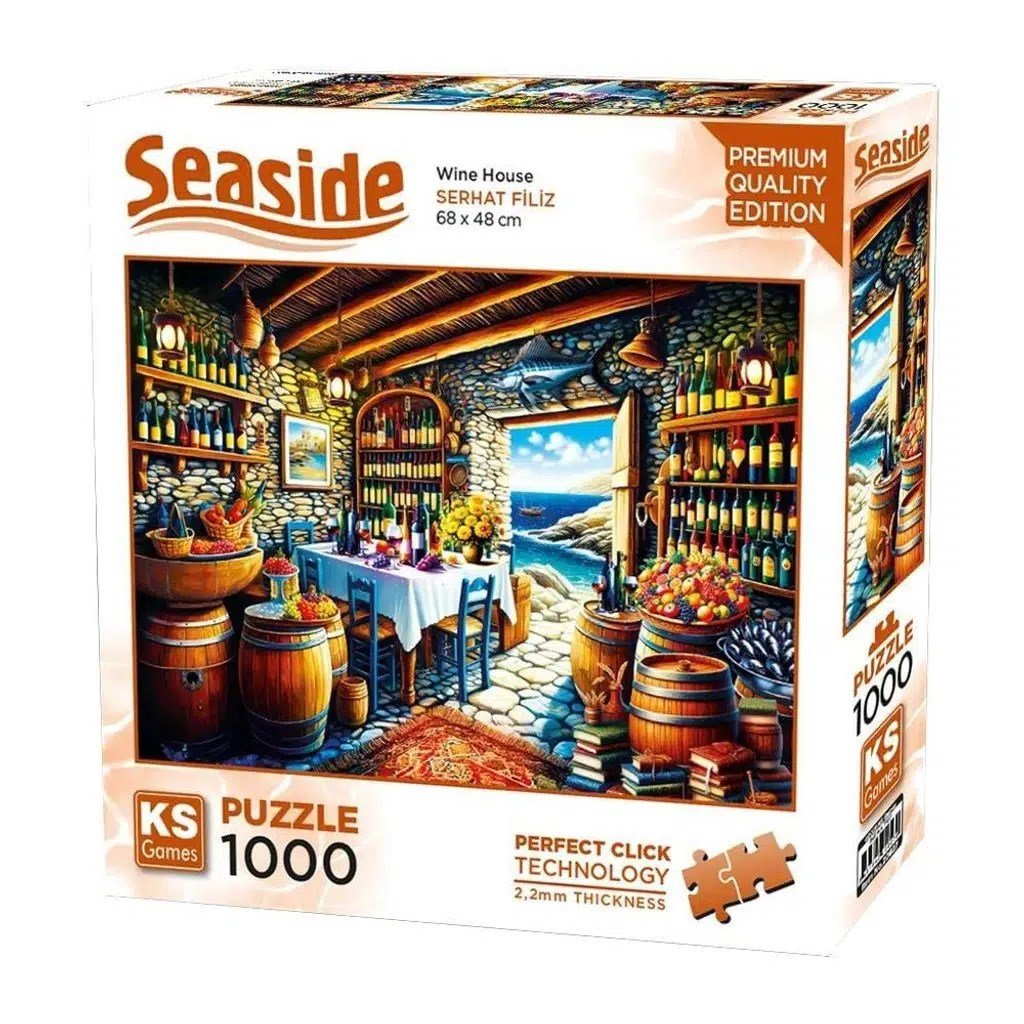 KS Games Vine House Adult Puzzle 1000 Parça 48x68 cm