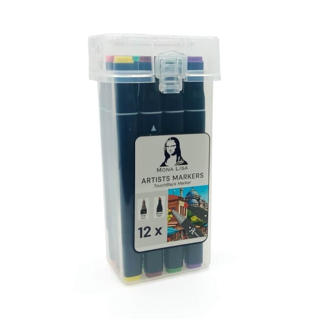 Mona Lisa Artists Markers 12'li Set