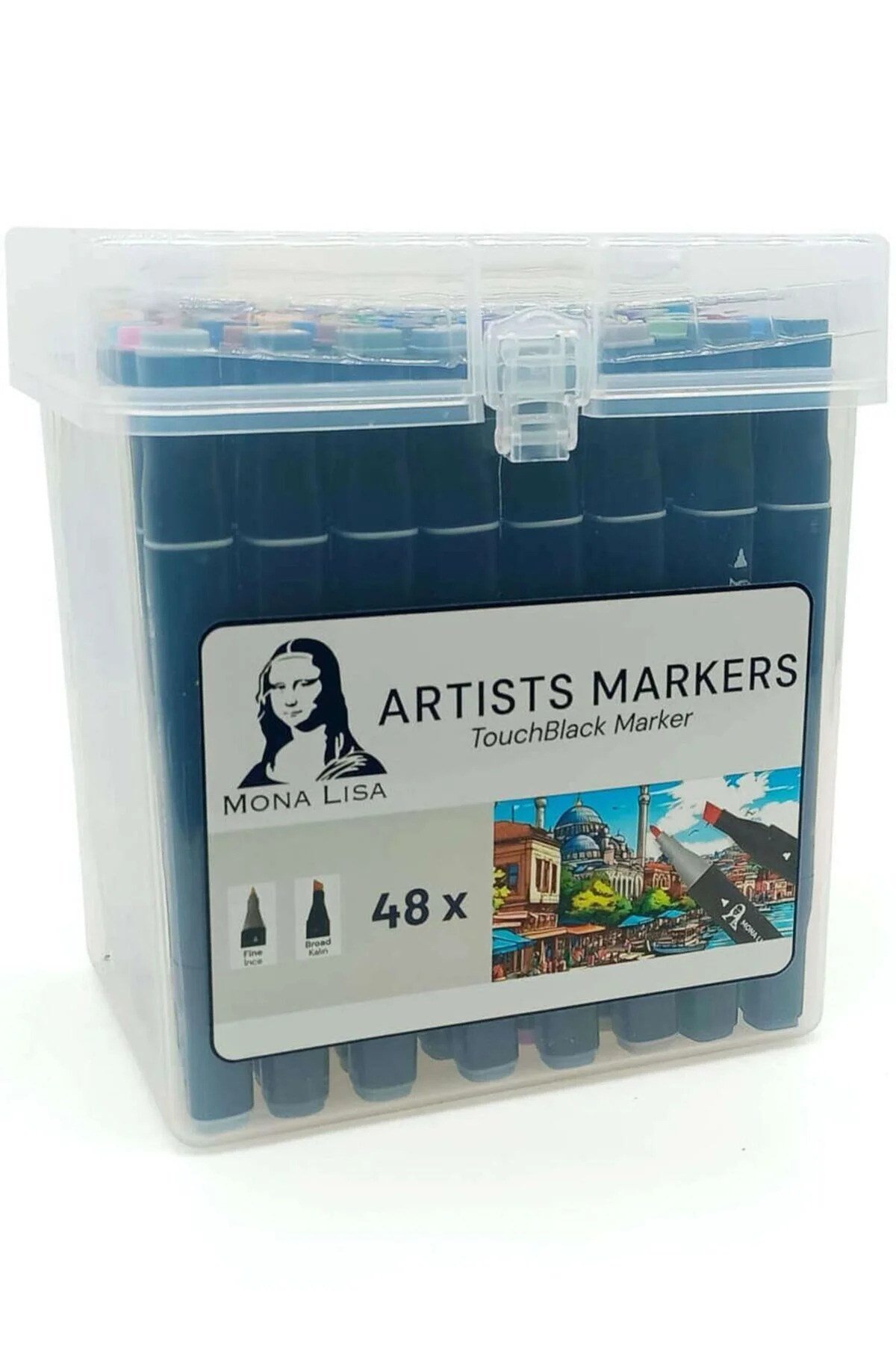 Mona Lisa Artists Markers 48'li Set