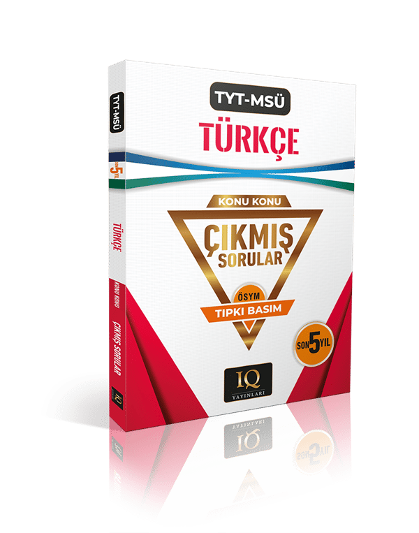 MSÜ Son 5 Yıl Konu Konu Türkçe Çıkmış Sorular Tıpkı Basım - IQ Yayınları