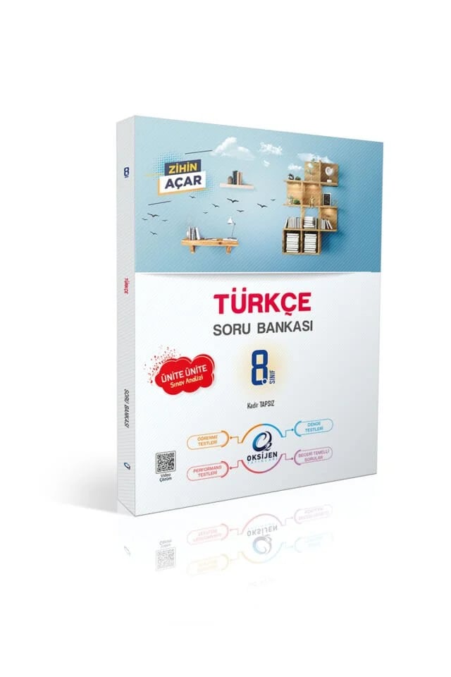 Oksijen Yayınları 8. Sınıf Türkçe Soru Bankası