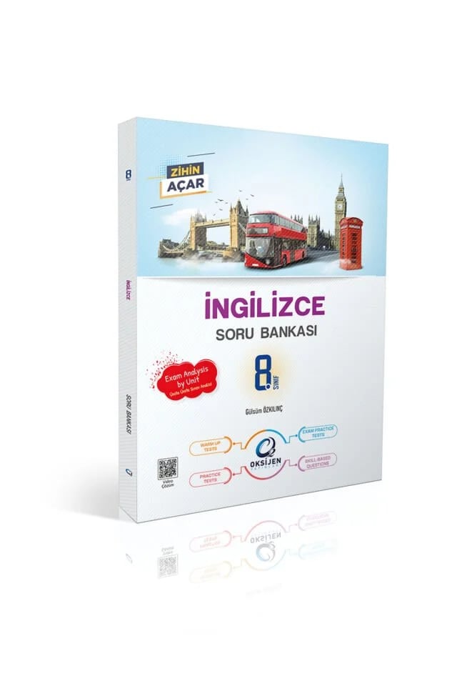 Oksijen Yayınları 8. Sınıf İngilizce Soru Bankası