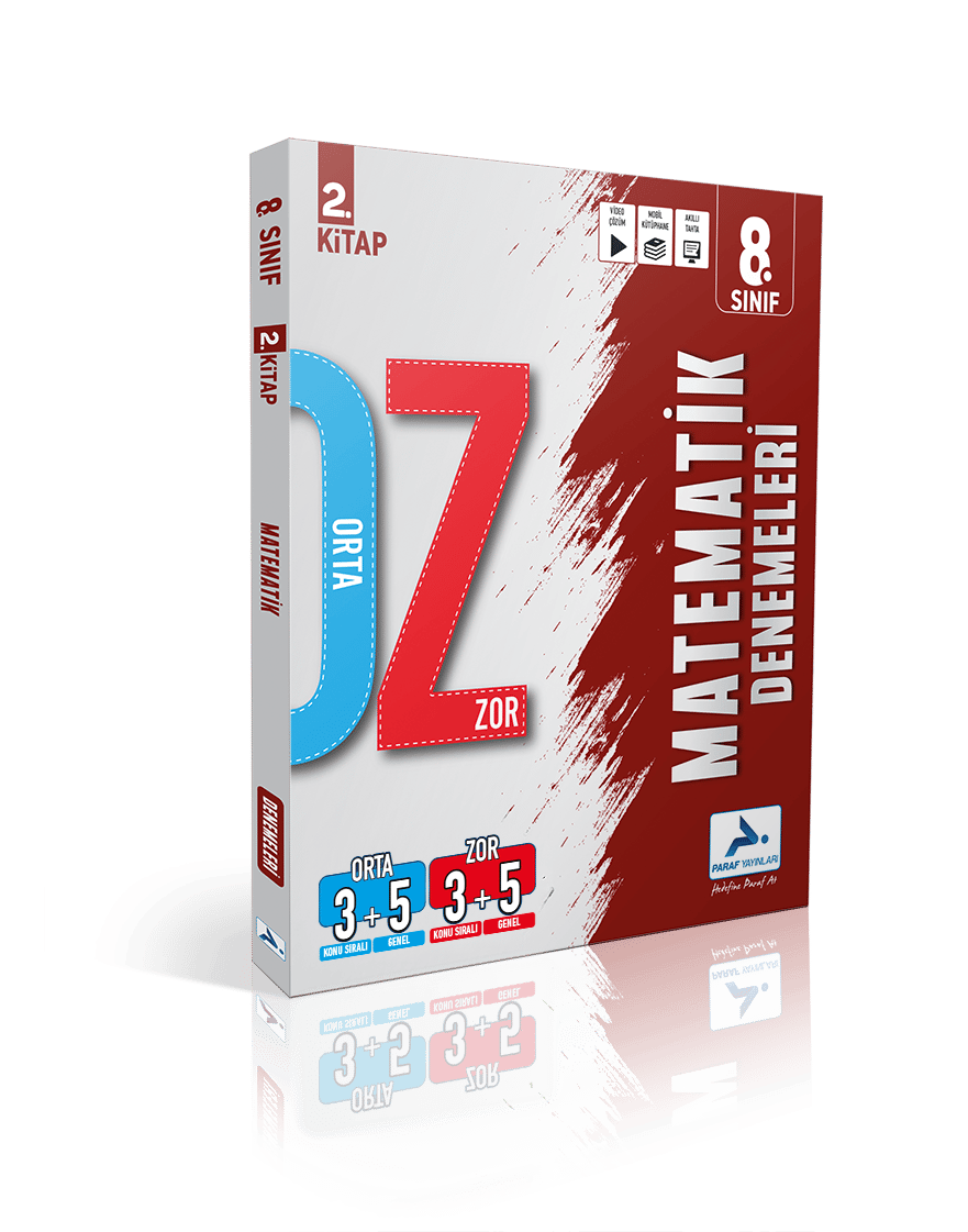 PARAF 8. Sınıf Matematik Orta Zor Branş Deneme | LGS Hazırlık