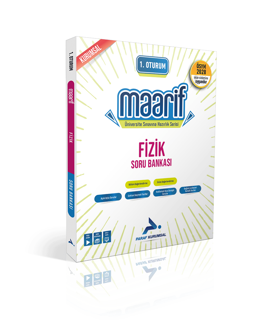 Paraf Yayınları 1. Oturum Maarif Fizik Soru Bankası