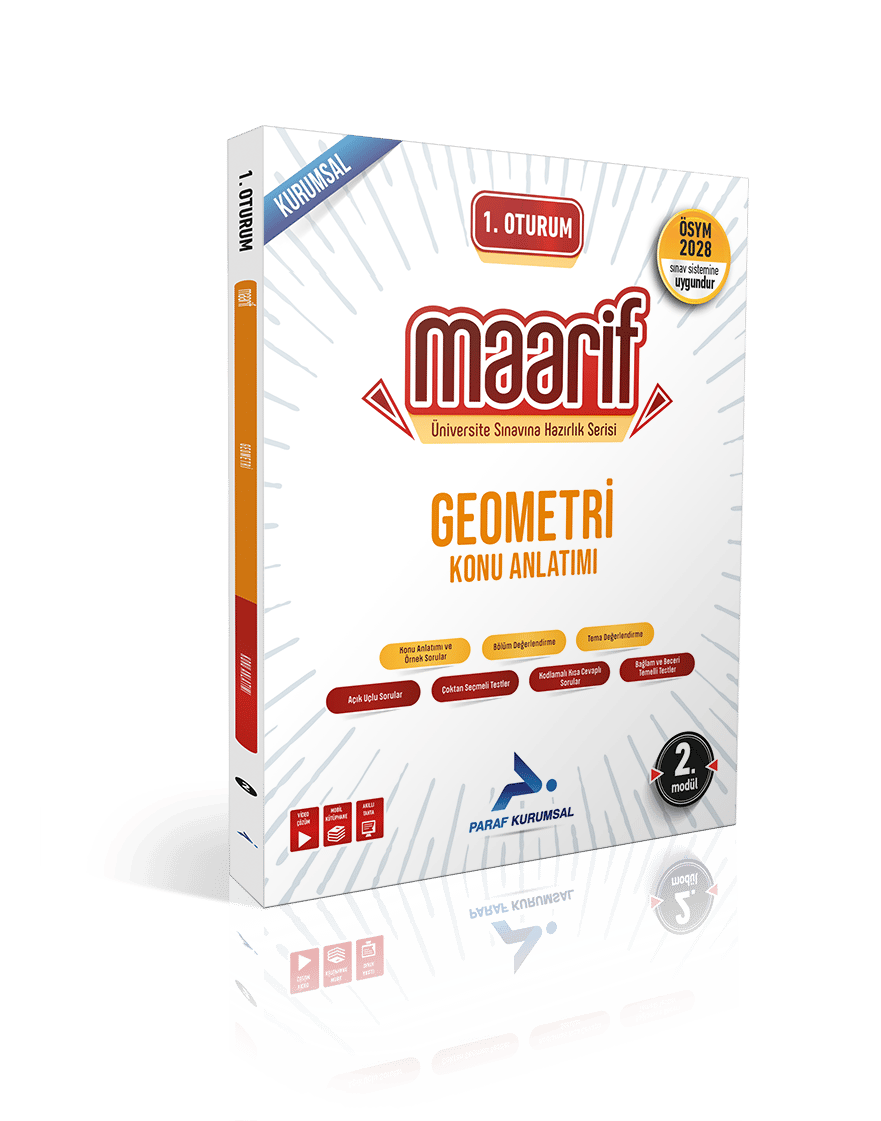 Paraf Yayınları 1. Oturum Maarif Geometri Konu Anlatımı 2. Modül
