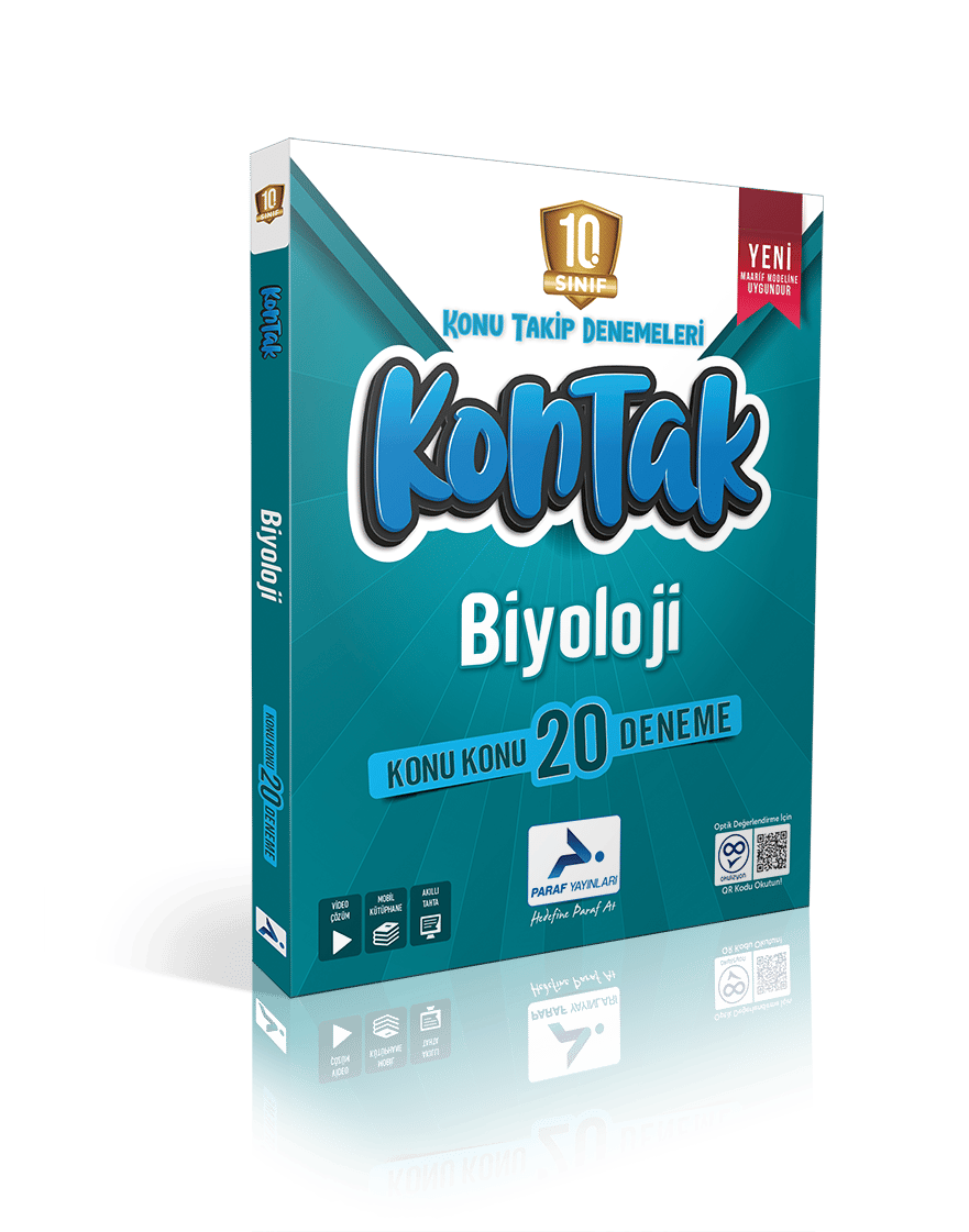 Paraf Yayınları 10. Sınıf Biyoloji Kontak Konu Takip Denemeleri