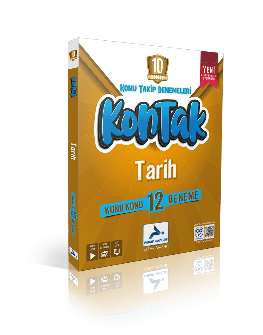 Paraf Yayınları 10. Sınıf Tarih Kontak Konu Takip Denemeleri
