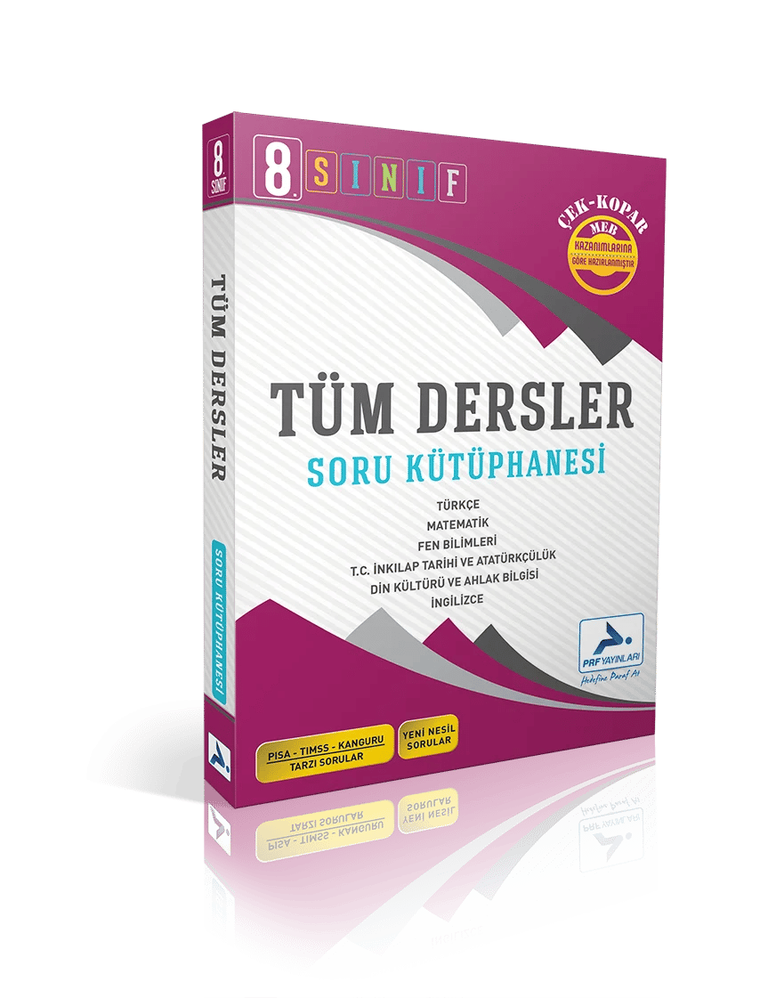 Paraf Yayınları 8. Sınıf Tüm Dersler Soru Kütüphanesi