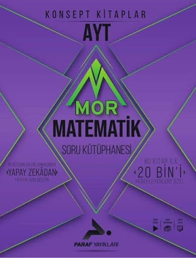 Paraf Yayınları AYT Mor Matematik Soru Kütüphanesi