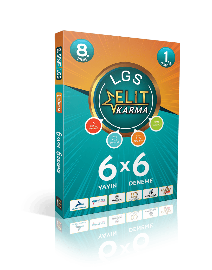 Paraf Yayınları Elit Karma 8. Sınıf LGS 6×6 Fasikül Deneme