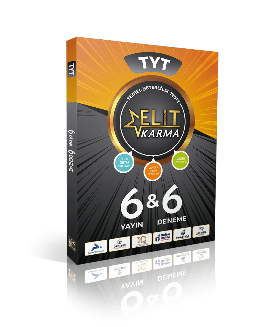 Paraf Yayınları Elit Karma TYT 8×6 Fasikül Deneme