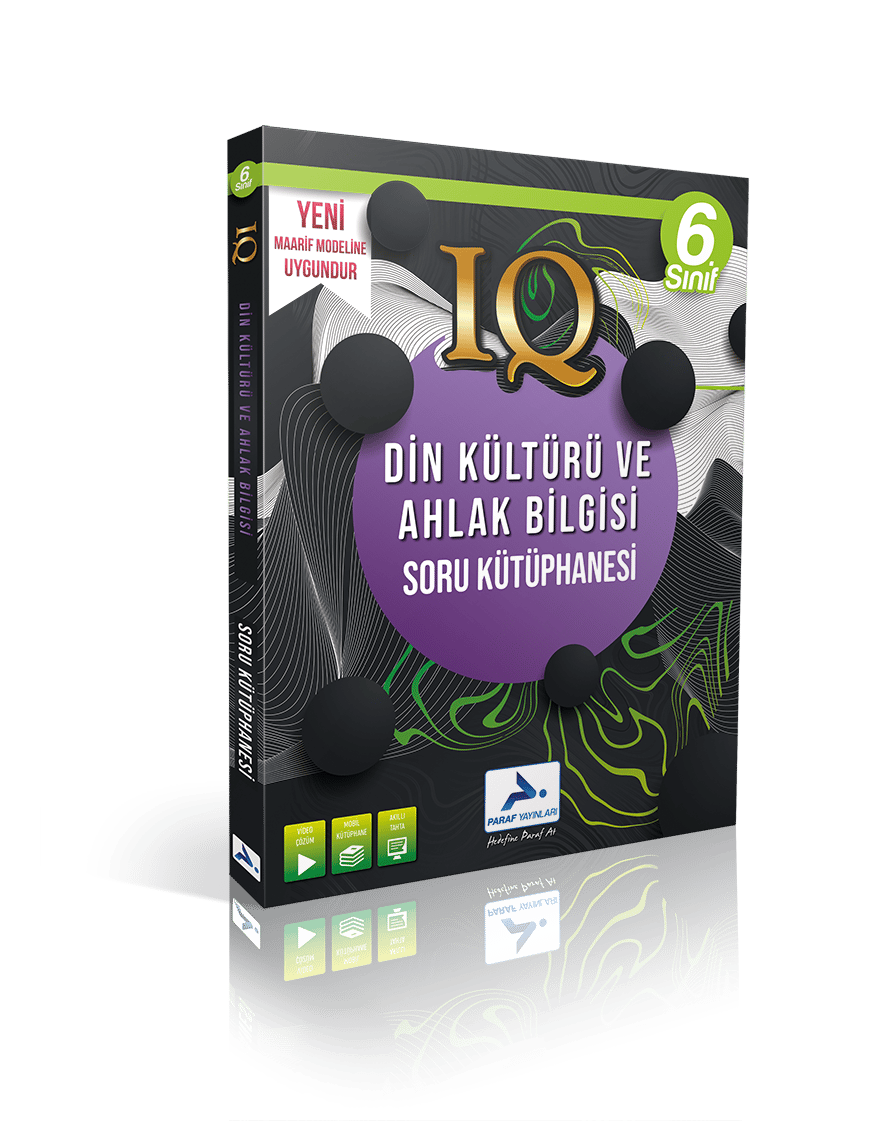 Paraf Yayınları IQ 6. Sınıf Din Kültürü ve Ahlak Bilgisi Soru Kütüphanesi