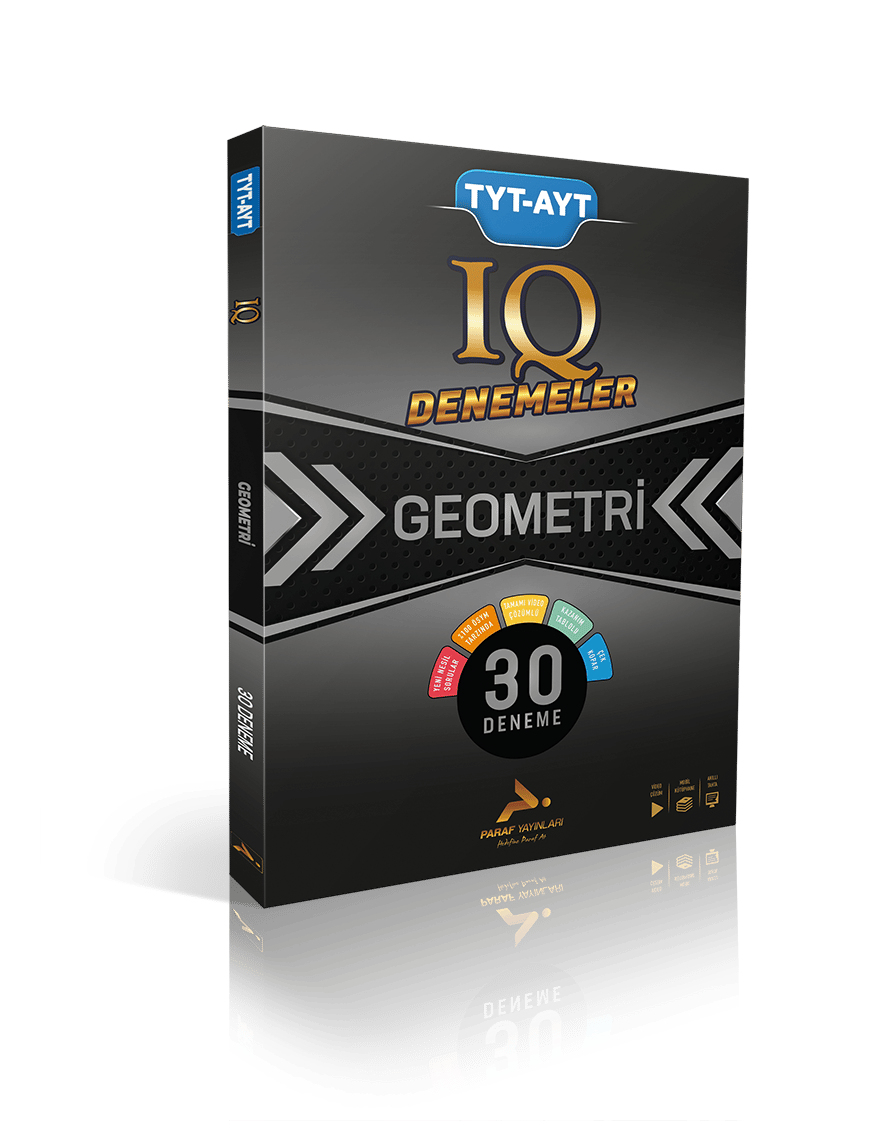 Paraf Yayınları TYT-AYT IQ Geometri Video Çözümlü 30 Branş Denemesi