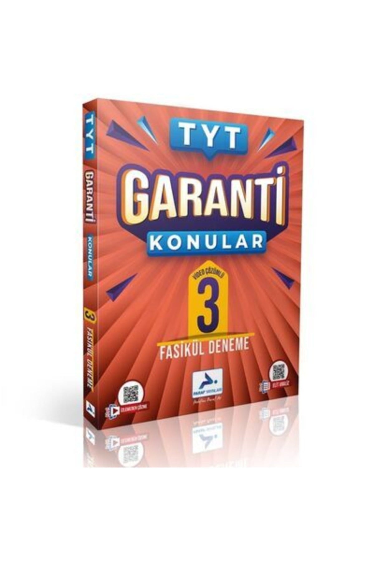 Paraf Yayınları Tyt Garanti Konular 3 Fasikül Deneme Video Çözümlü