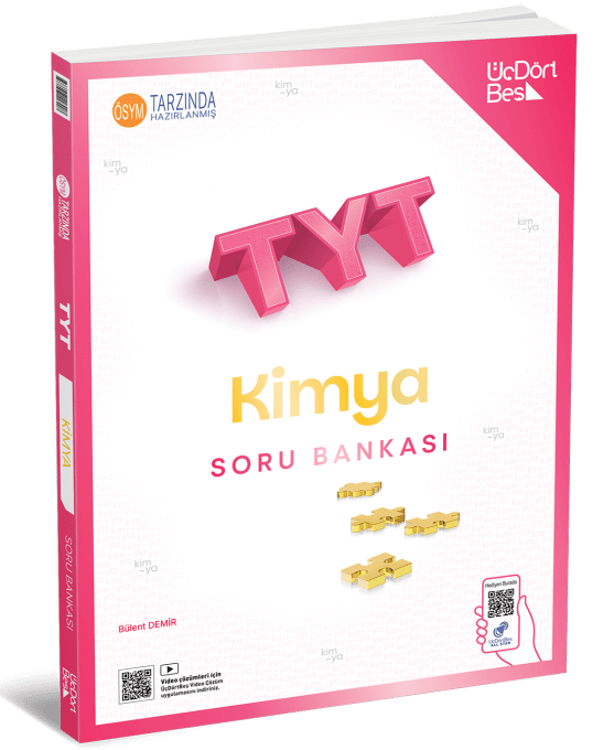 Üç Dört Beş Yayınları TYT Kimya Soru Bankası