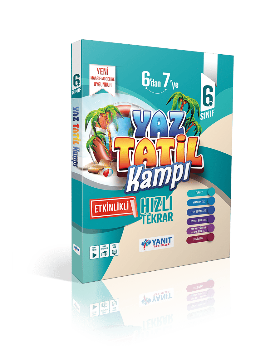 Yanıt Yayınları 6. Sınıf Yaz Tatil Kamp Kitabı