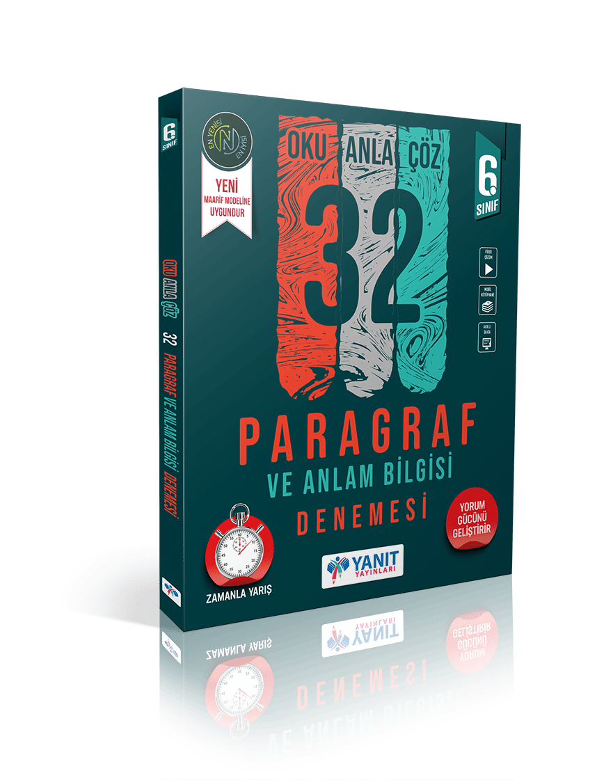 Yanıt Yayınları 6. Sınıf Anlam Bilgisi 32 Deneme