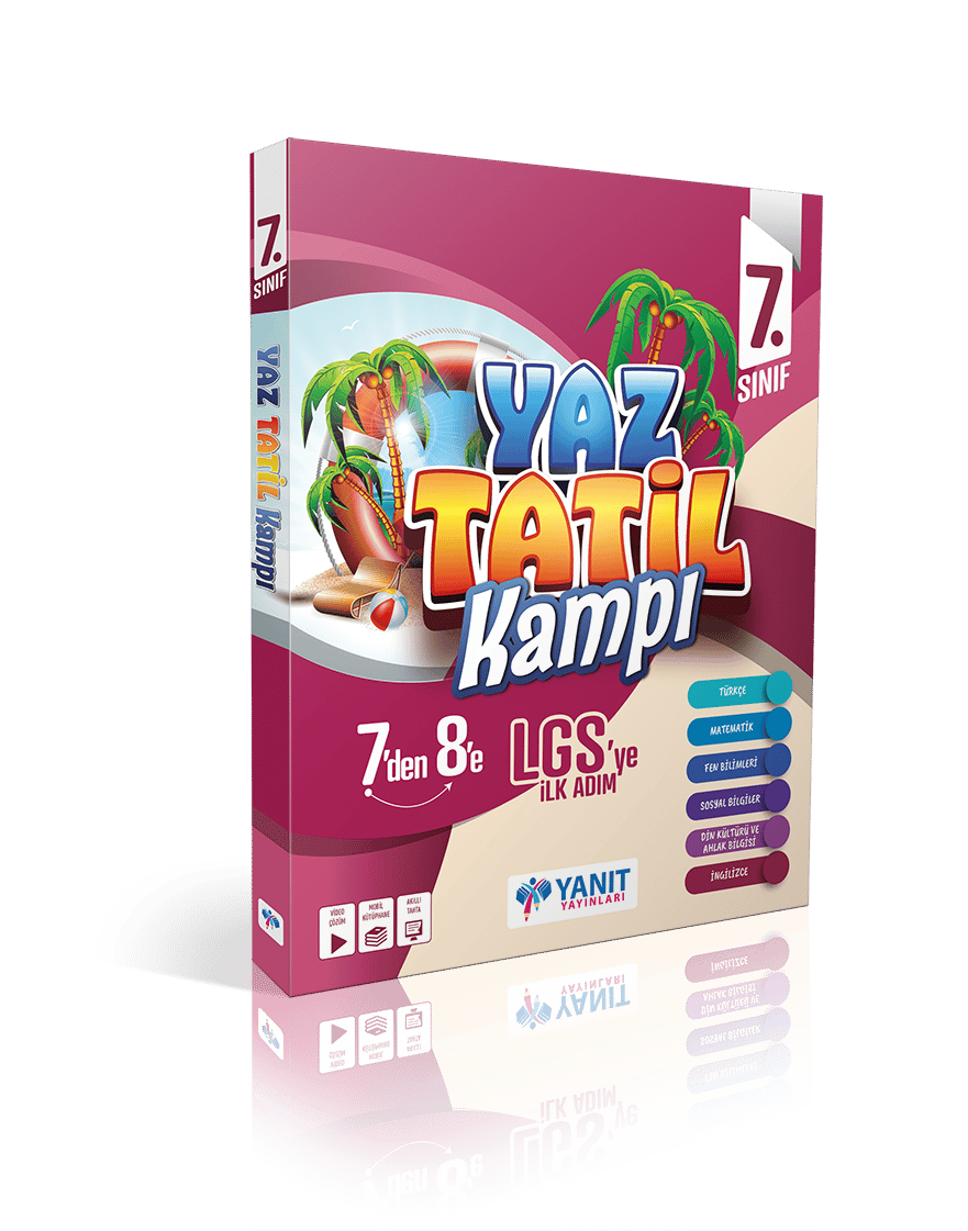 Yanıt Yayınları 7. Sınıf Yaz Tatil Kamp Kitabı