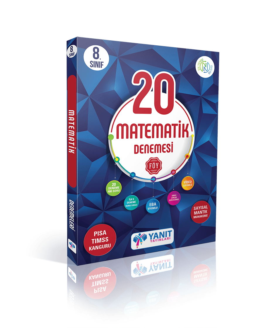 Yanıt Yayınları 8. Sınıf 20 Matematik Denemesi Video Çözümlü