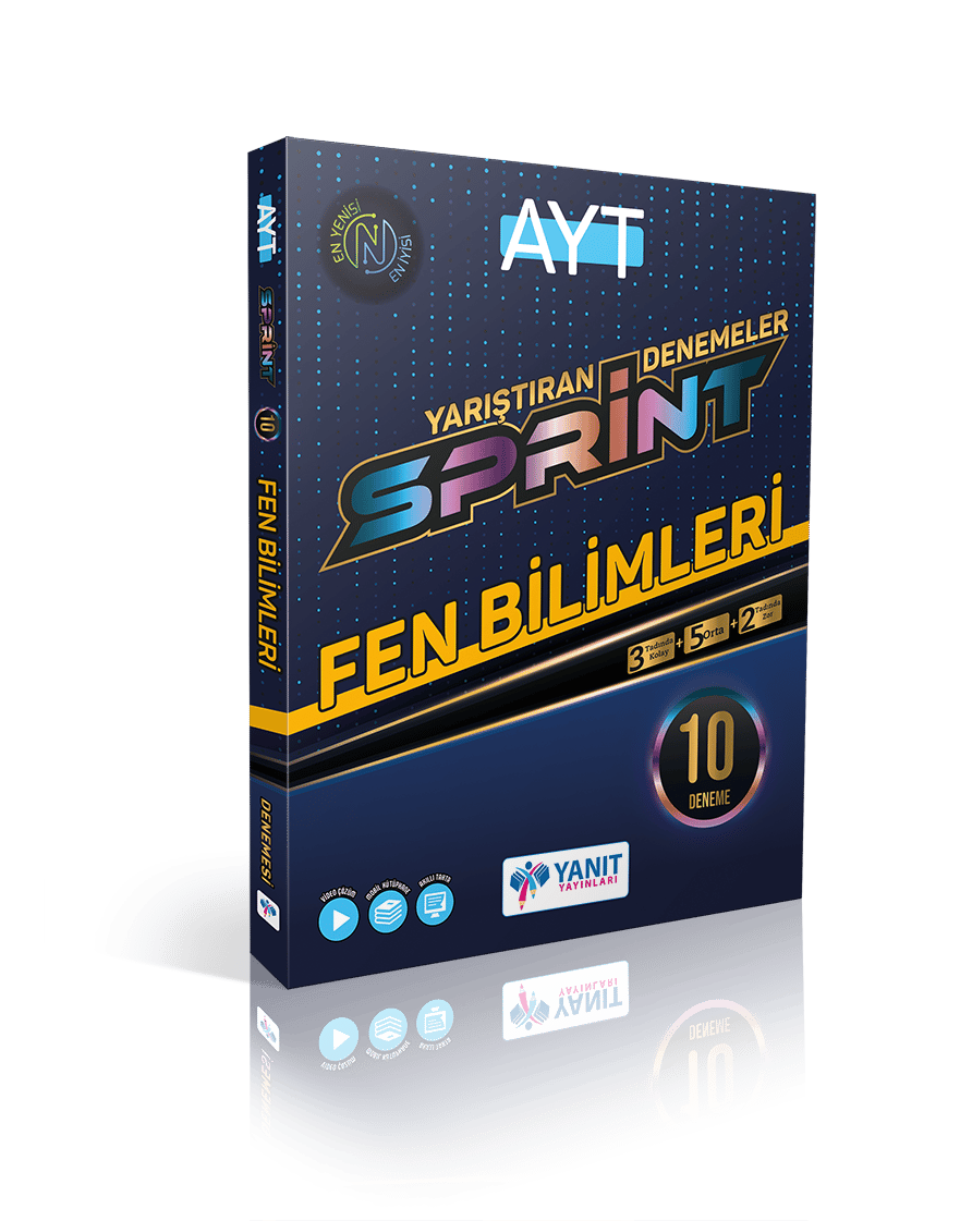Yanıt Yayınları AYT Fen Bilimleri 10'lu Yarıştıran Sprint Deneme