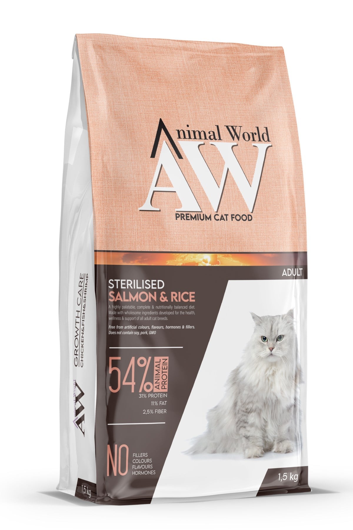 Aw.Adult Cat Salmon Sterlısed 1,5 Kg*8