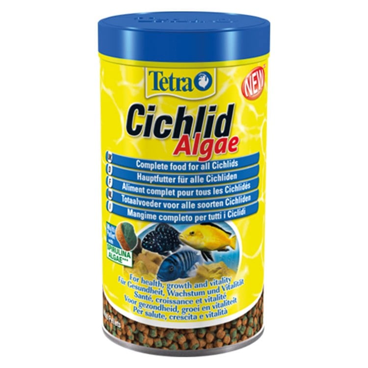 Tetra Cichlid Algae Bitkisel Cichlid Balık Yemi - 500ML