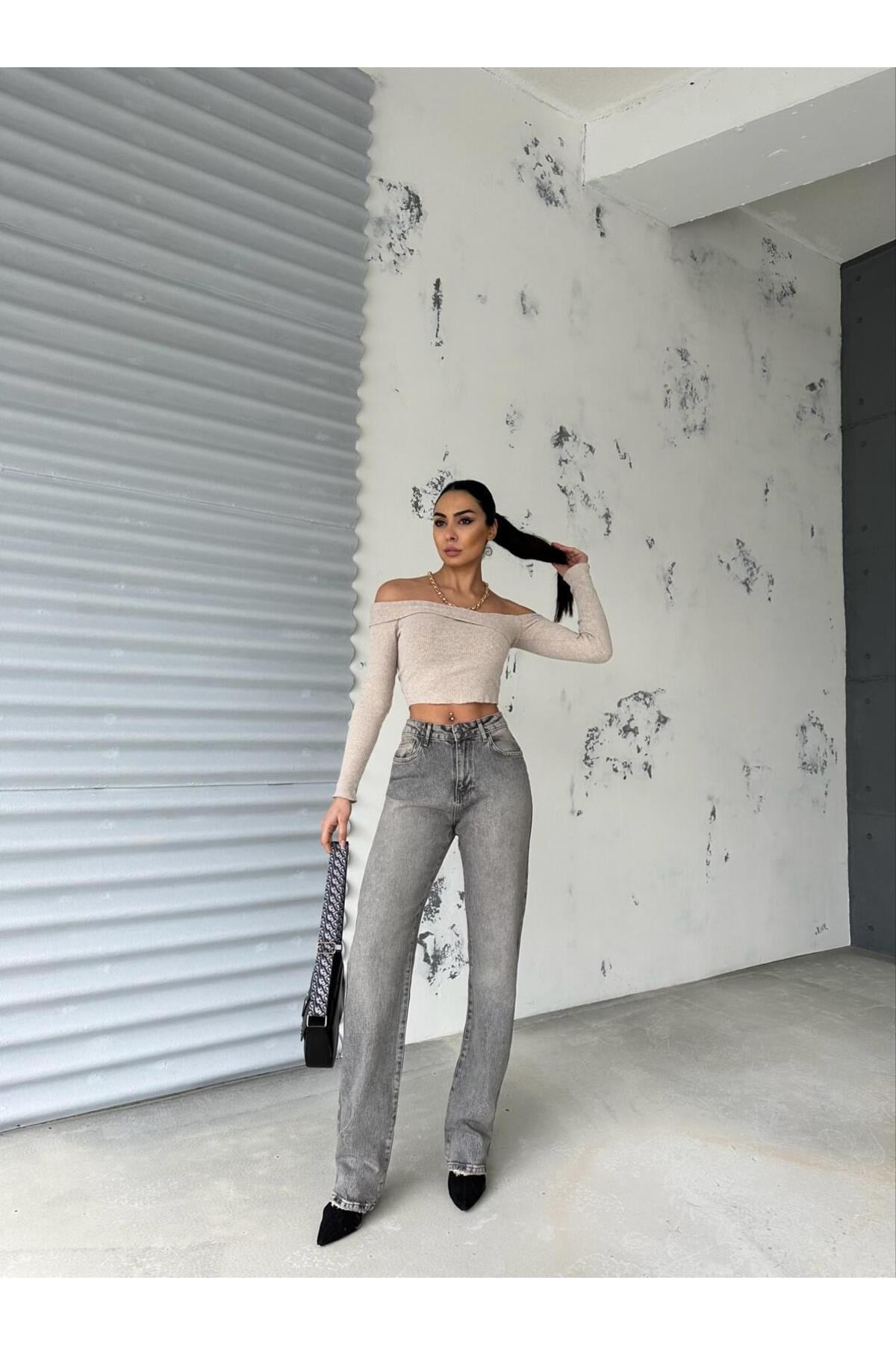 STRAIGHT BORU PAÇA GREY JEAN