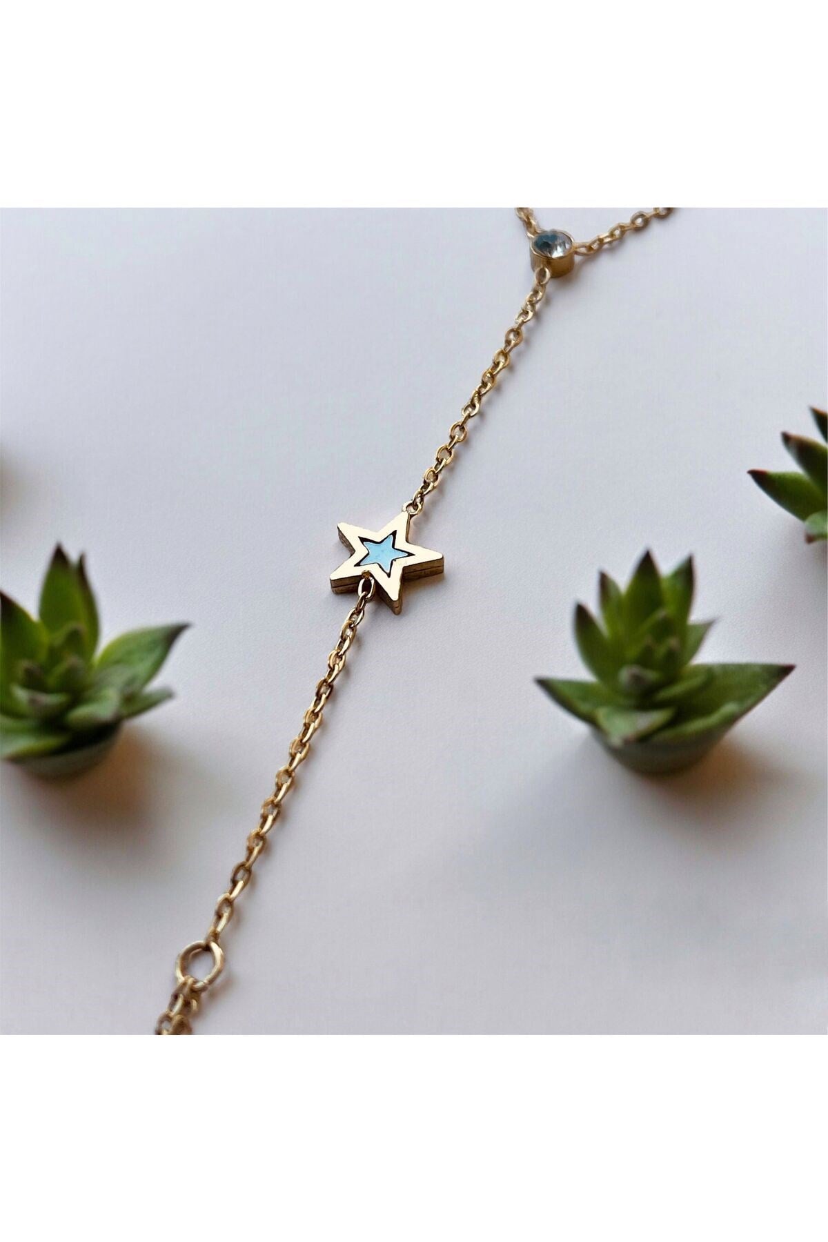 luxury steel gold renk yıldızlı çelik Şahmeran