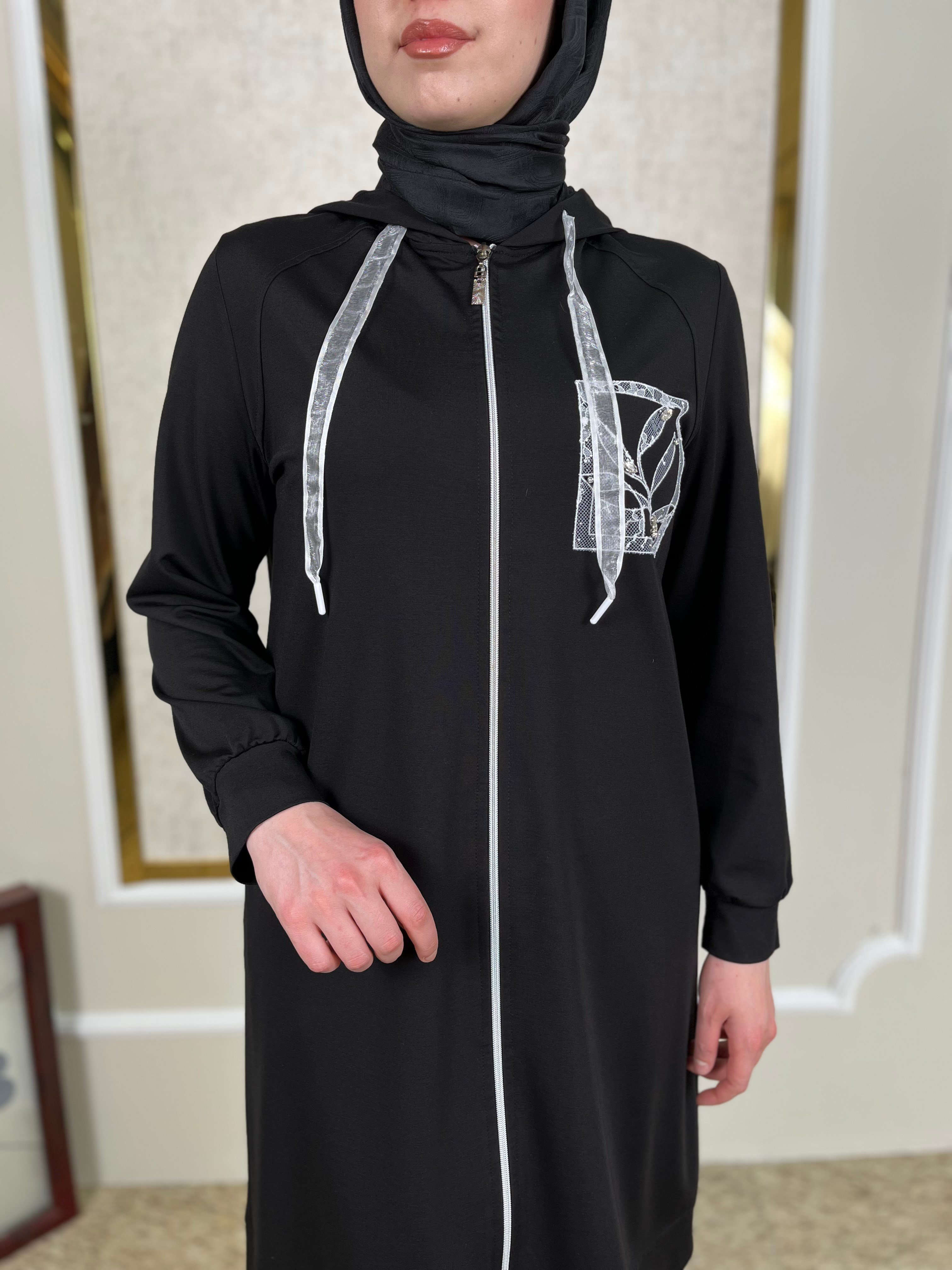 Dantelli Fermarlı Kap 3102