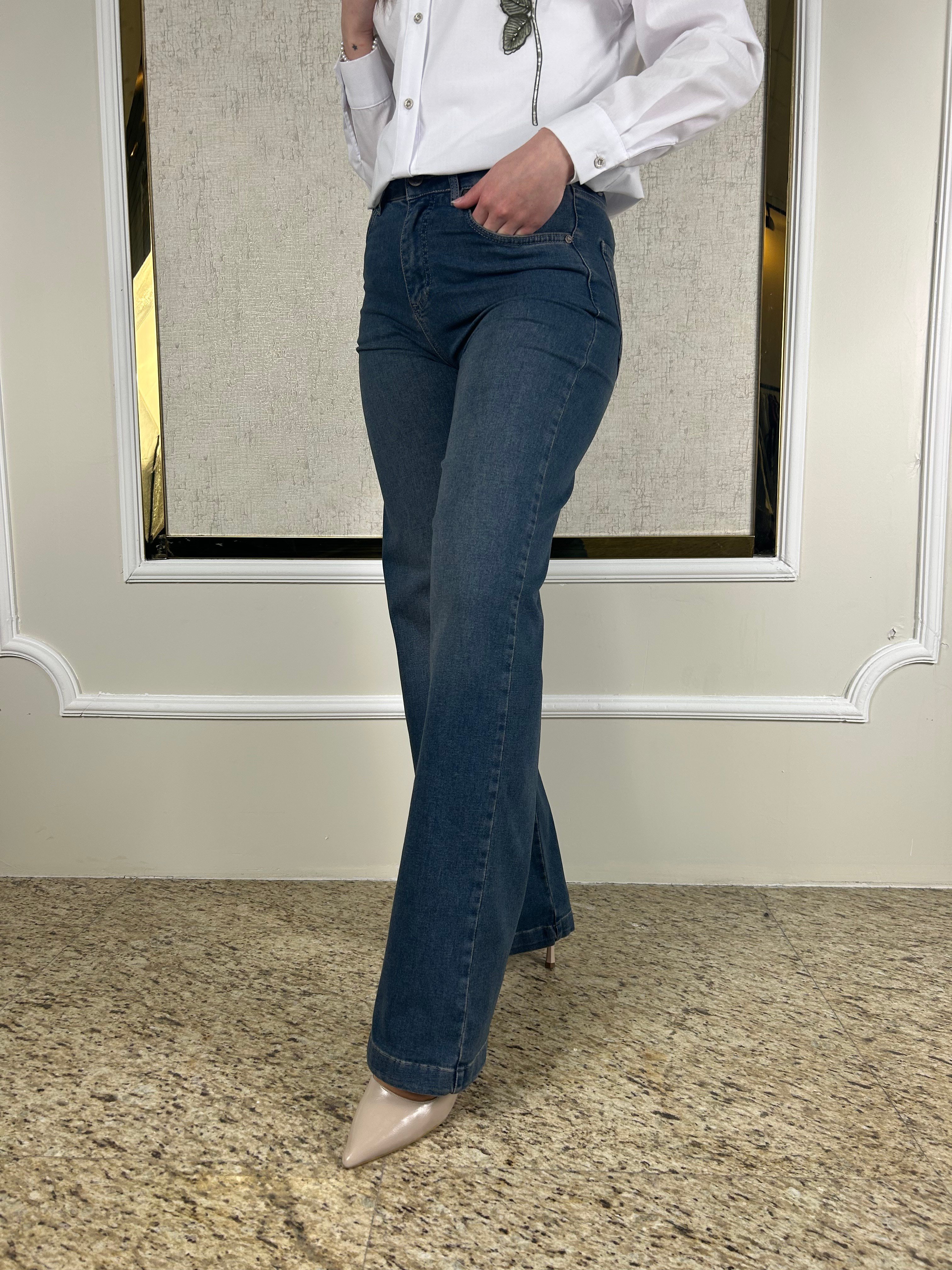 Full Likralı Jean Pantolon L8000-a